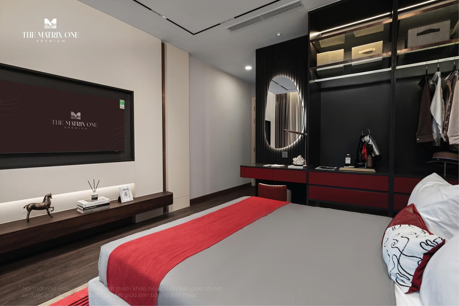 căn hộ mẫu the matrix one premium mễ trì
