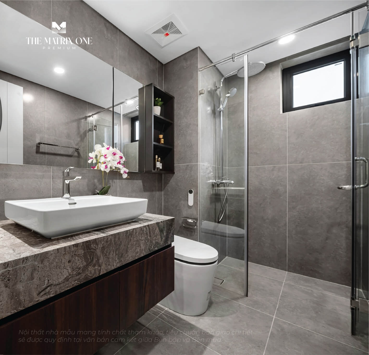căn hộ mẫu the matrix one premium mễ trì