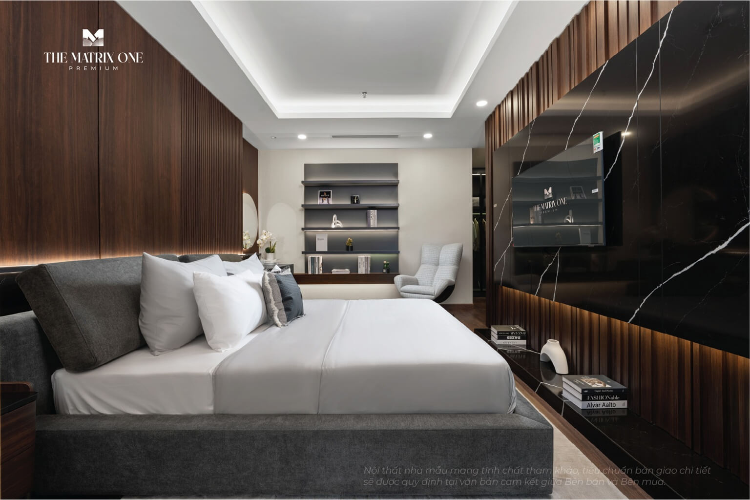 căn hộ mẫu the matrix one premium căn 3 phòng ngủ