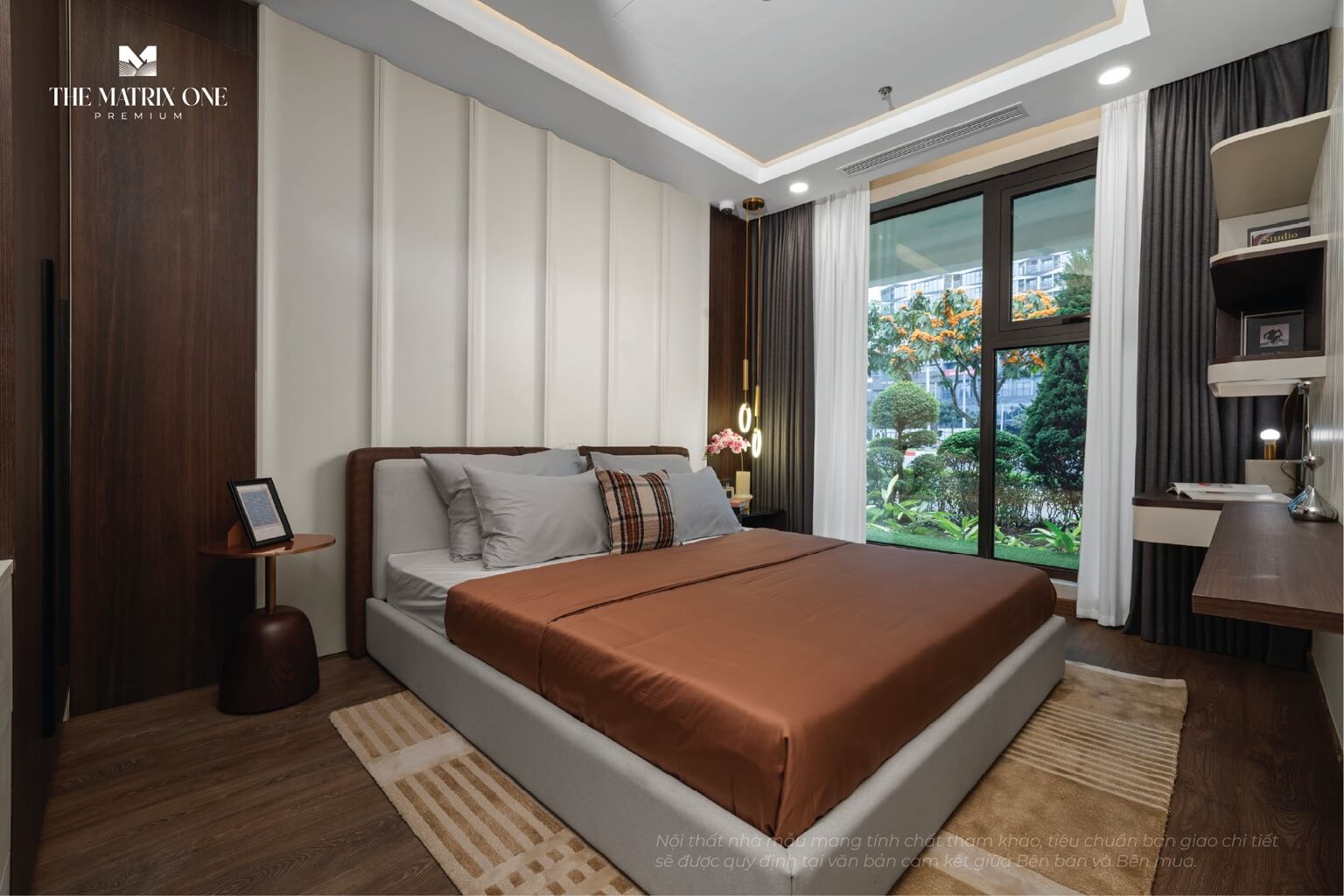 căn hộ mẫu the matrix one premium căn 3 phòng ngủ