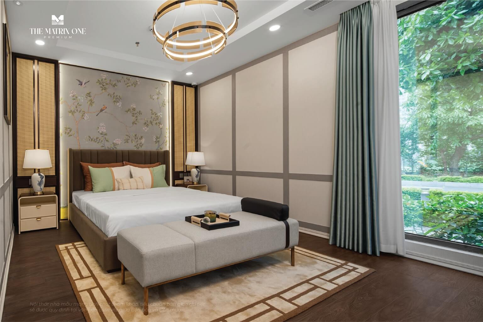 nhà mẫu the matrix one premium mễ trì tòa the luxe căn 3 ngủ