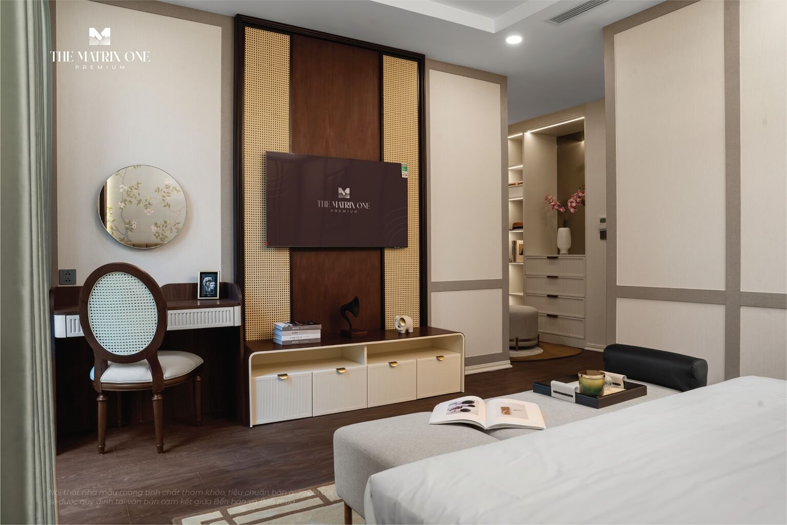 nhà mẫu the matrix one premium mễ trì tòa the luxe căn 3 ngủ