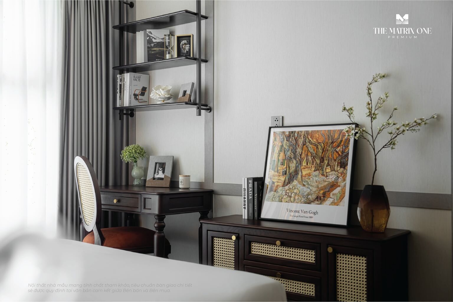 nhà mẫu the matrix one premium mễ trì tòa the luxe căn 3 ngủ