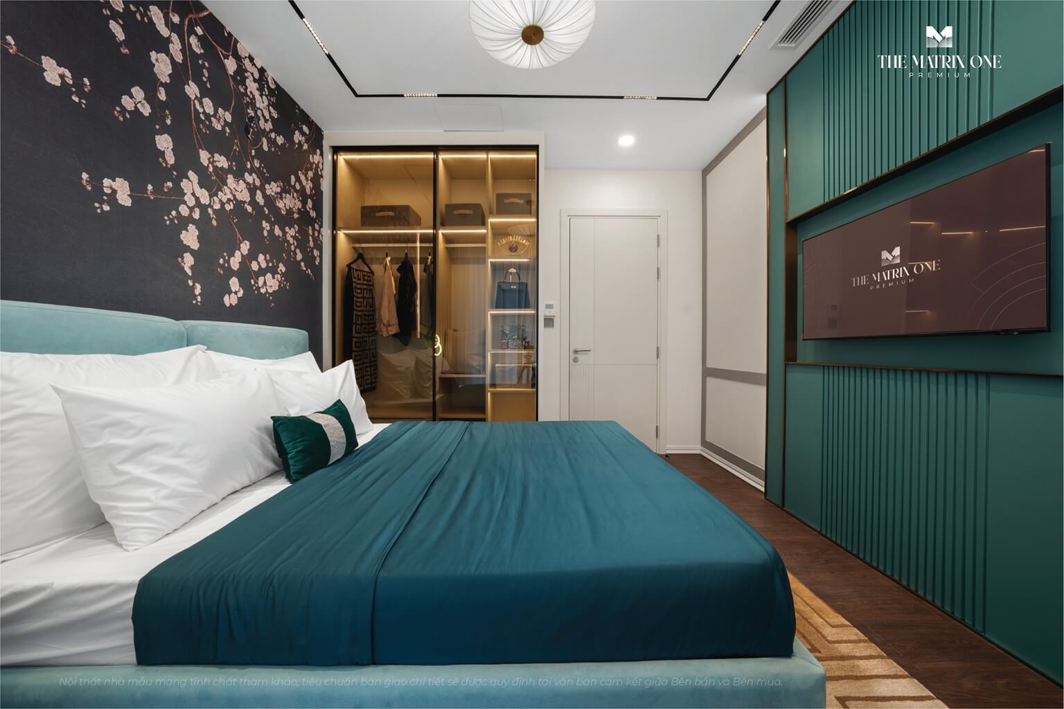 nhà mẫu the matrix one premium mễ trì tòa the luxe căn 3 ngủ