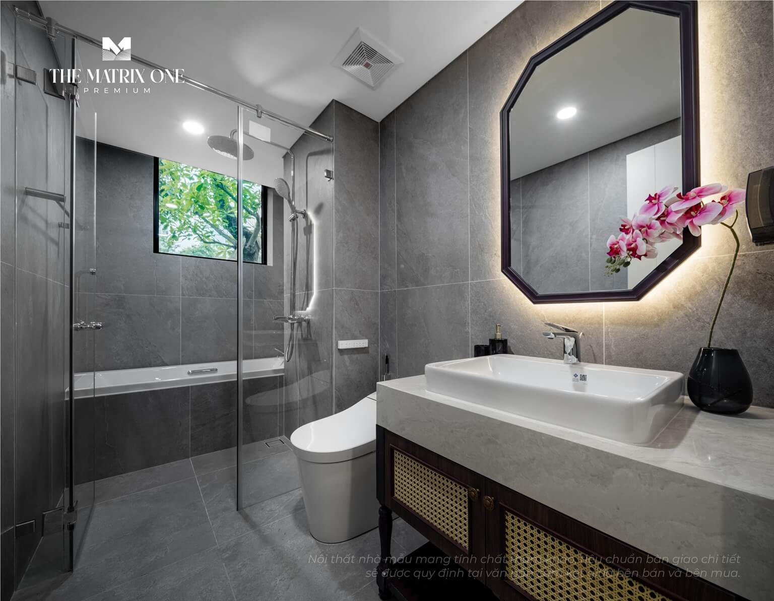 nhà mẫu the matrix one premium mễ trì tòa the luxe căn 3 ngủ