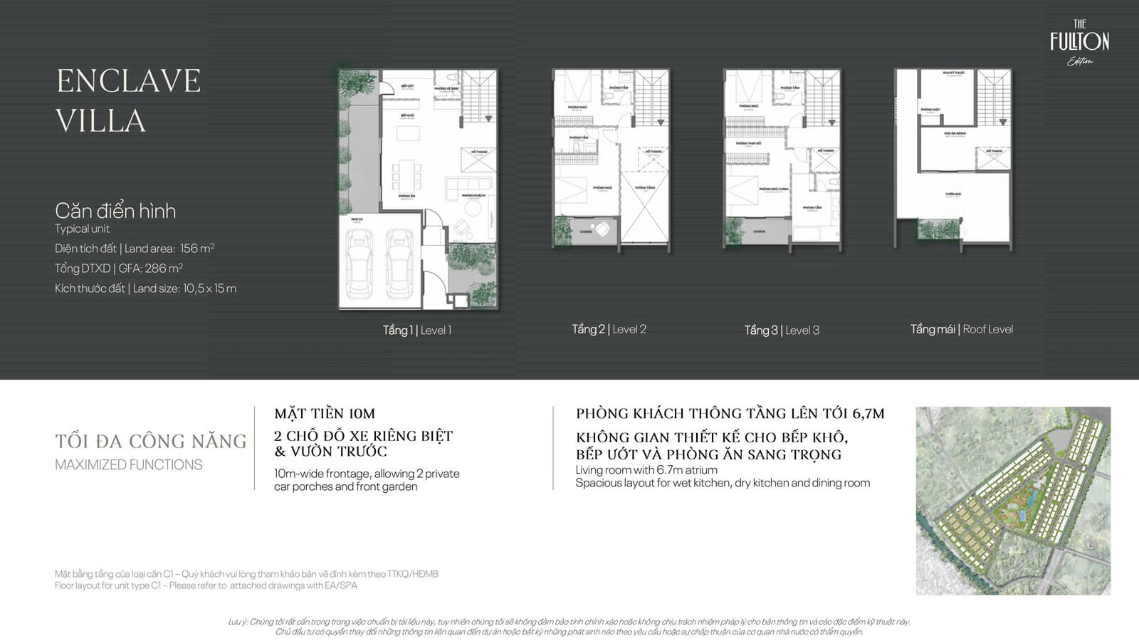 enclave villa dự án the fullton edition capitaland