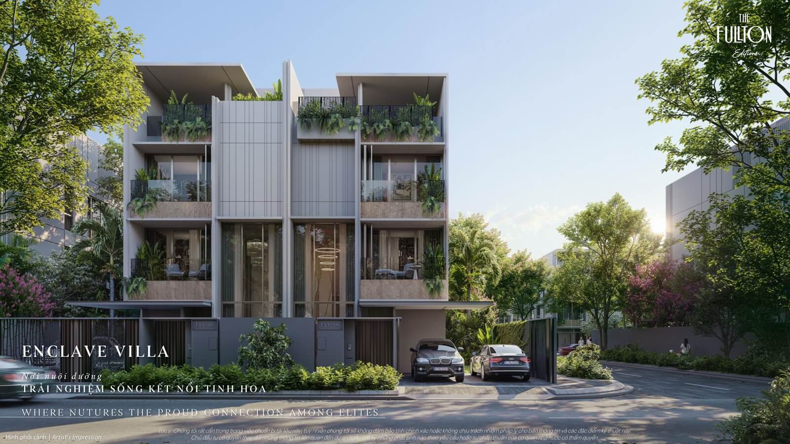 enclave villa dự án the fullton edition capitaland