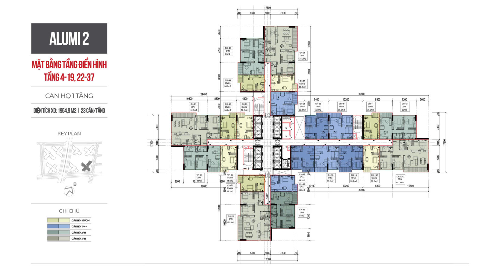 mặt bằng chung cư alumi premium alluvia city văn giang