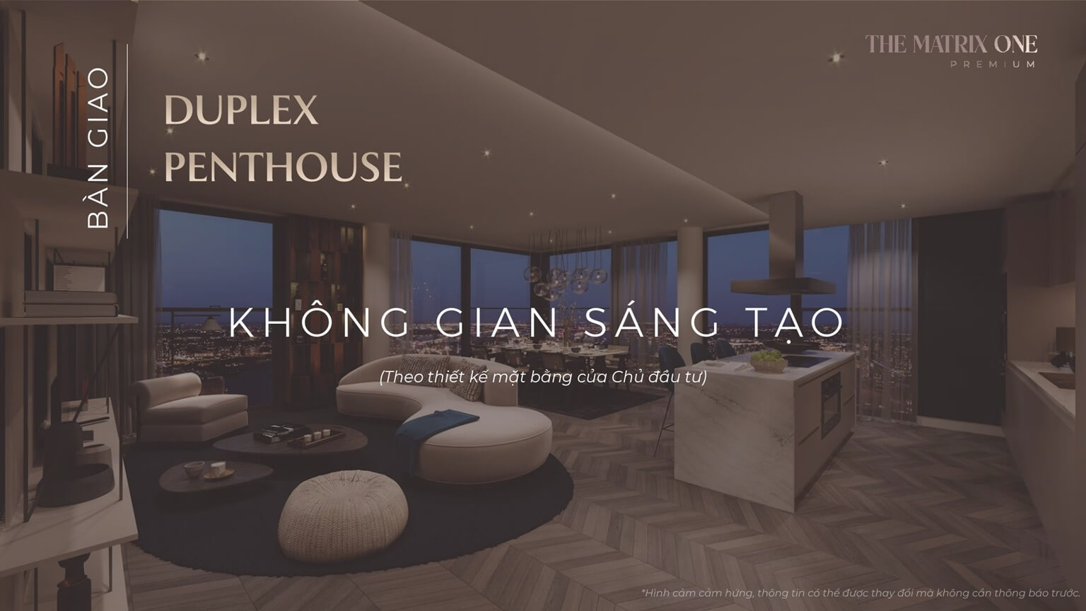 nội thất bàn giao căn hộ the matrix one premium