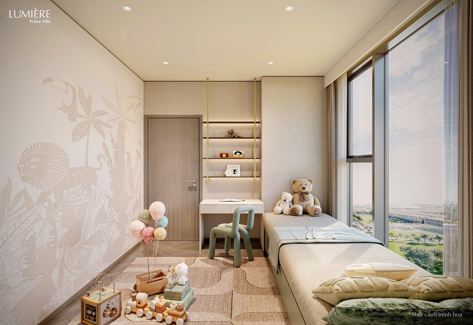 nội thất căn hộ lumiere prime peak cổ loa