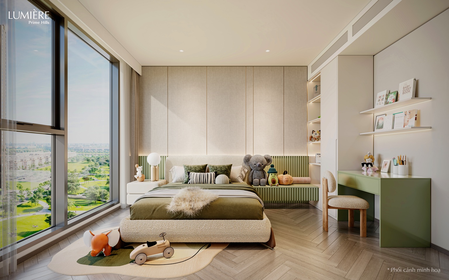 nội thất căn hộ lumiere prime peak cổ loa