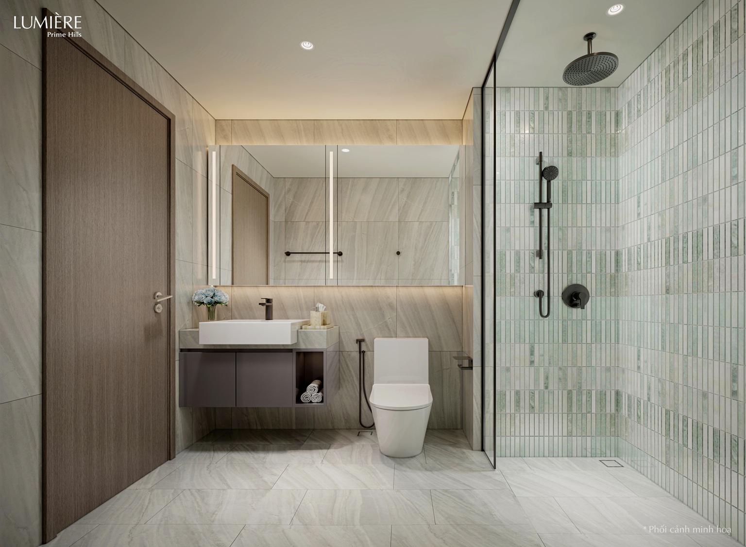 nội thất căn hộ lumiere prime peak cổ loa