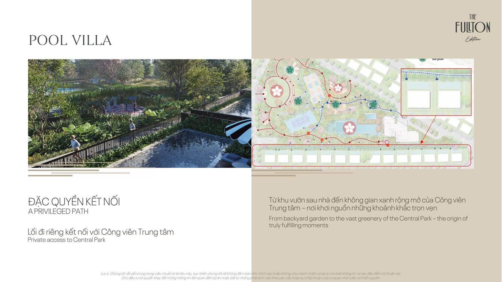 pool villa dự án the fullton edition capitaland