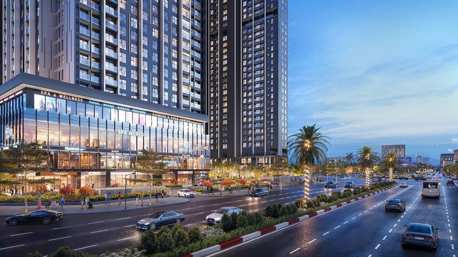 shophouse khối đế the matrix one premium mễ trì