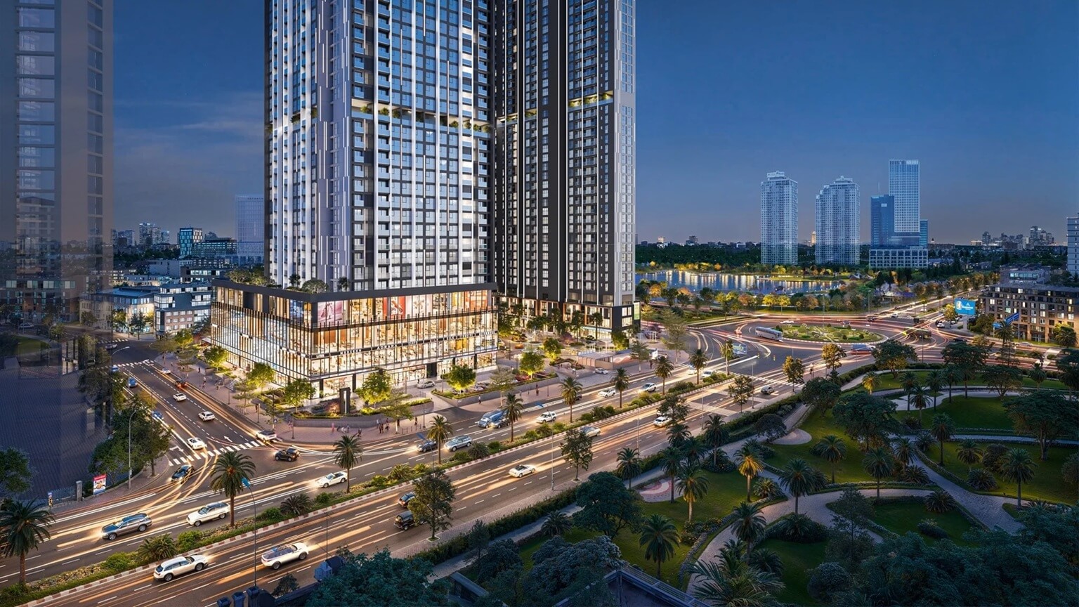 shophouse khối đế the matrix one premium mễ trì