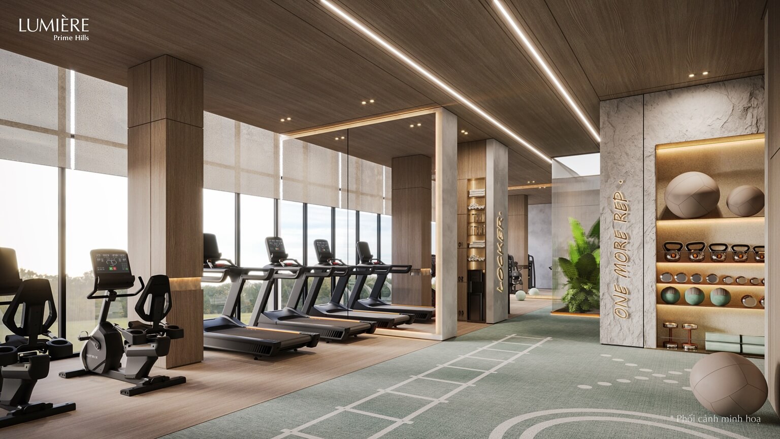 tiện ích dự án lumiere prime peak cổ loa