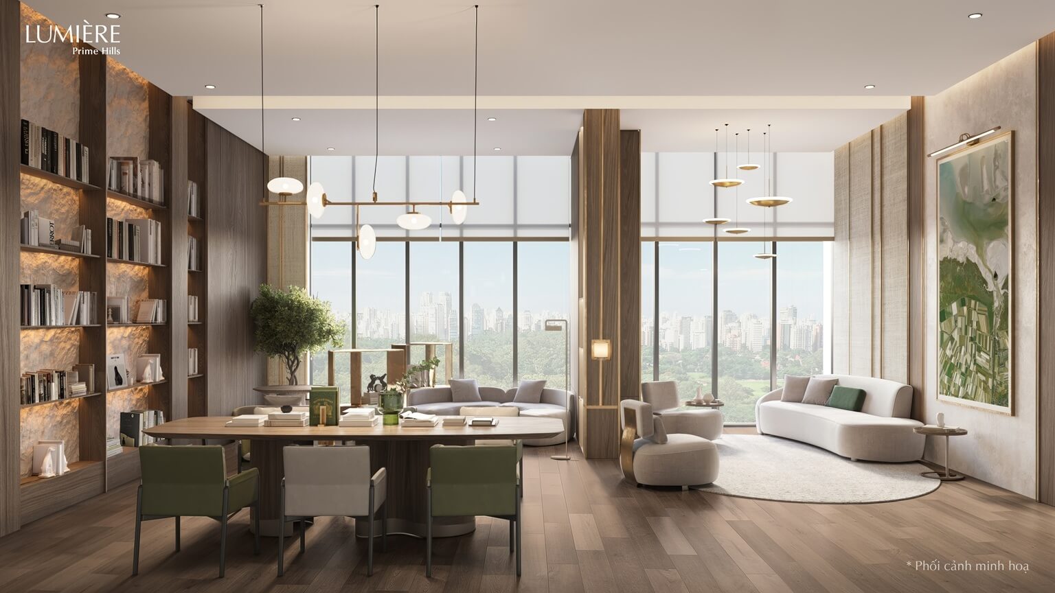 tiện ích dự án lumiere prime peak cổ loa