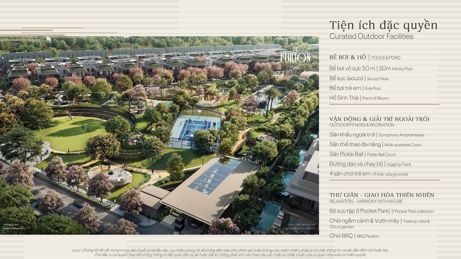 tiện ích dự án the fullton edition capitaland