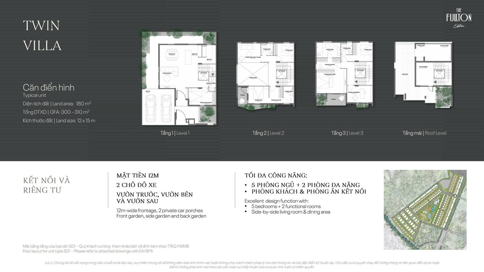 twin villa dự án the fullton edition capitaland