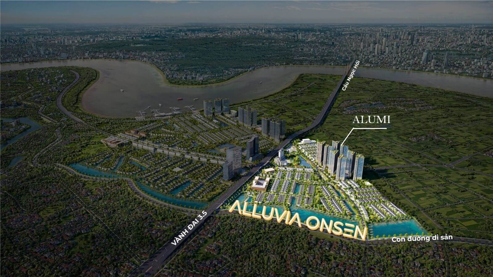 vị trí chung cư alumi premium alluvia city văn giang